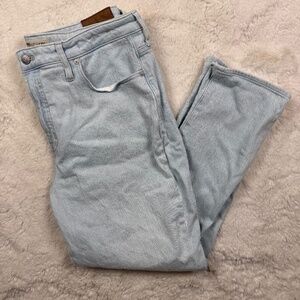 Madewell The Curvy Perfect Vintage Jean Light Wash High Rise Tapered Leg Size 32